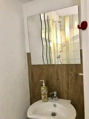 Ein Badezimmer in der Unterkunft Ferienwohnung in Ediger Eller