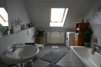 Ein Badezimmer in der Unterkunft Ferienwohnung Haus Giesner