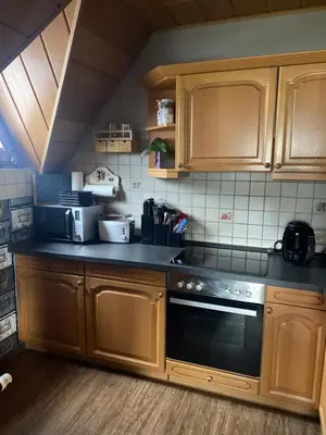Küche/Küchenzeile in der Unterkunft Ferienwohnung Haus Giesner