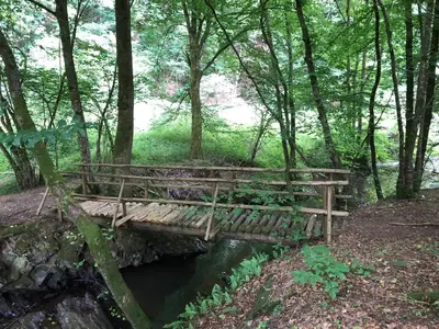 Naturlandschaft in der Nähe des Ferienhauses