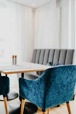 Ein Sitzbereich in der Unterkunft Hotel Restaurant zur Marienburg
