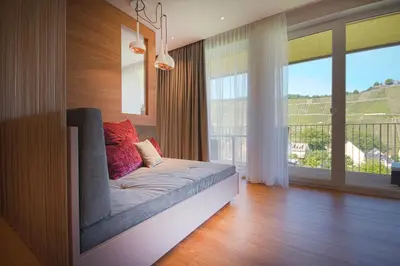 Ein Bett oder Betten in einem Zimmer der Unterkunft Hotel Restaurant zur Marienburg
