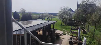 Ein Garten an der Unterkunft Landhof Lieg - Tierische Auszeit in unseren gemütlichen Ferienwohnungen