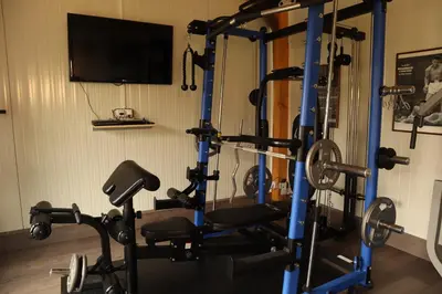 Das Fitnesscenter und/oder die Fitnesseinrichtungen in der Unterkunft Hotel Moselsteig