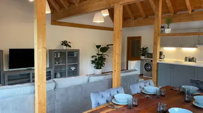TV/Unterhaltungsangebot in der Unterkunft Ferienwohnungen Park Café am Kurpark