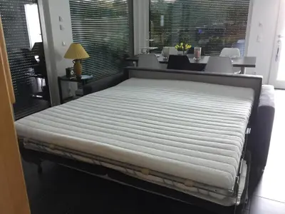 Ein Bett oder Betten in einem Zimmer der Unterkunft Panoramablick