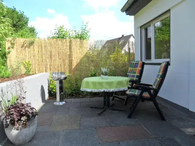 Ein Garten an der Unterkunft Ferienwohnung im Rosental