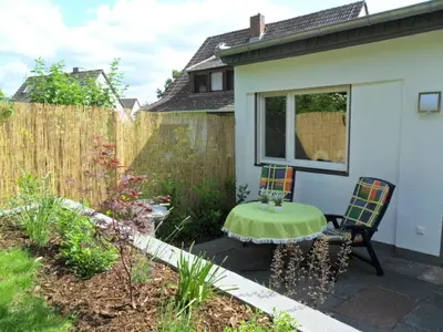Ein Garten an der Unterkunft Ferienwohnung im Rosental