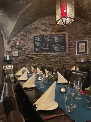Getränke in der Unterkunft Hotel Schloss Zell