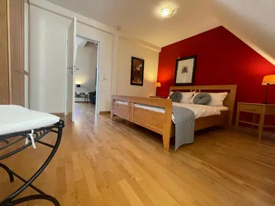 Ein Bett oder Betten in einem Zimmer der Unterkunft Hotel Schloss Zell