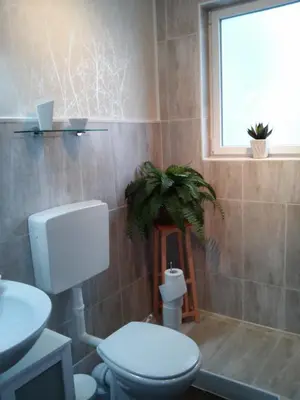 Ein Badezimmer in der Unterkunft Ferienhaus Loreleytal
