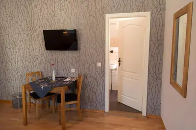 TV/Unterhaltungsangebot in der Unterkunft Dooscht Gästehaus Reichshof