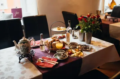 Essen in der Pension oder in der Nähe