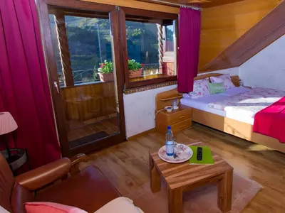Ein Bett oder Betten in einem Zimmer der Unterkunft Bed & Breakfast Sandra Müller