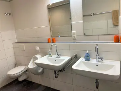 Ein Badezimmer in der Unterkunft Beilsteiner Gästehaus