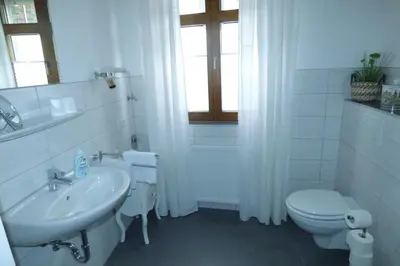 Ein Badezimmer in der Unterkunft Georgs Ferienhaus