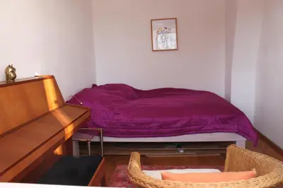 Ein Bett oder Betten in einem Zimmer der Unterkunft Heinfried