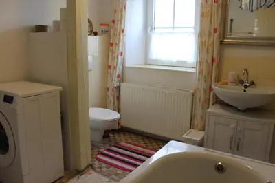Ein Badezimmer in der Unterkunft Heinfried