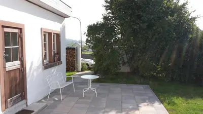 Ein Garten an der Unterkunft Heinfried