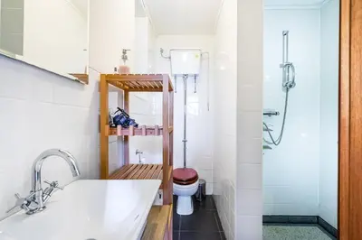 Ein Badezimmer in der Unterkunft Hotel an der Nordschleife