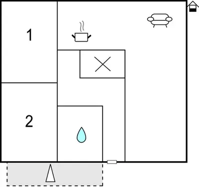 Grundriss der Unterkunft Ferienhaus 6 In Thalfang