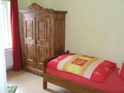 Ein Bett oder Betten in einem Zimmer der Unterkunft Landhaus Wartenstein