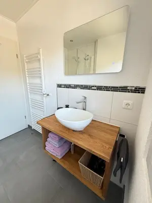 Ein Badezimmer in der Unterkunft Ferienwohnung Haus Jose