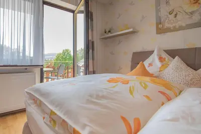 Ein Bett oder Betten in einem Zimmer der Unterkunft Landhaus Heimisch Bed & Breakfast