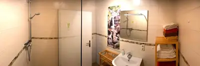 Ein Badezimmer in der Unterkunft Fewo Steck
