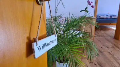Ein Bett oder Betten in einem Zimmer der Unterkunft FEWO Mein Panama