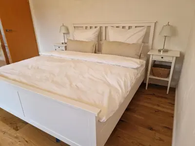 Ein Bett oder Betten in einem Zimmer der Unterkunft FEWO Mein Panama