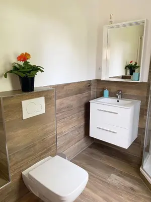 Ein Badezimmer in der Unterkunft FEWO Mein Panama