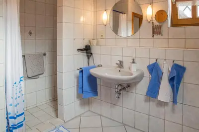 Ein Badezimmer in der Unterkunft Ferienhaus Marie