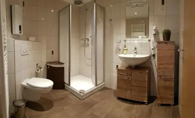 Ein Badezimmer in der Unterkunft Gasthaus Pension Moselgruss