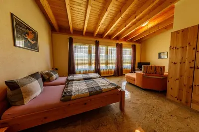 Ein Sitzbereich in der Unterkunft The Paddock B&B