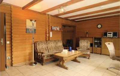 Ein Sitzbereich in der Unterkunft Ferienhaus 8 In Thalfang