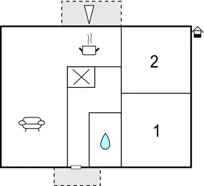 Grundriss der Unterkunft Ferienhaus 15 In Thalfang