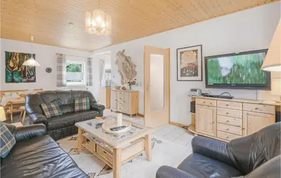 Ein Sitzbereich in der Unterkunft Ferienhaus 15 In Thalfang