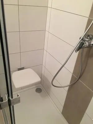 Ein Badezimmer in der Unterkunft Ferienhaus Stausee Bitburg