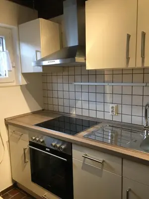 Küche/Küchenzeile in der Unterkunft Ferienhaus Stausee Bitburg