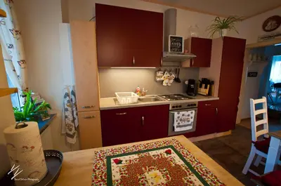 Küche/Küchenzeile in der Unterkunft Quilt Inn