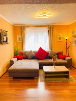 Ein Sitzbereich in der Unterkunft T&T Ferienwohnung