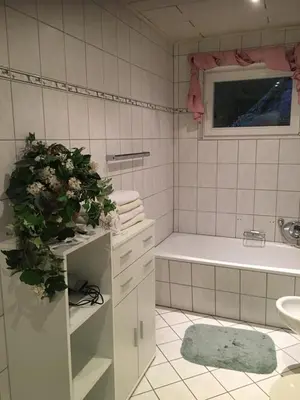 Ein Badezimmer in der Unterkunft Ferienwohnung Nett