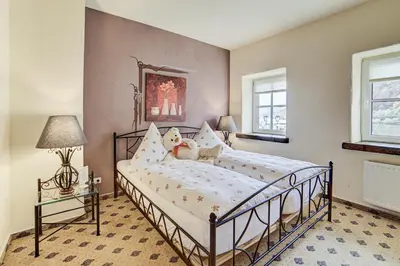 Ein Bett oder Betten in einem Zimmer der Unterkunft Landhaus Zimmermann