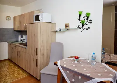Küche/Küchenzeile in der Unterkunft Hotel-Restaurant Maas