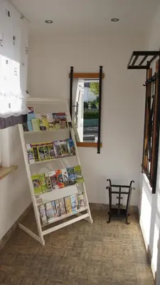 Die Bibliothek im Ferienhaus