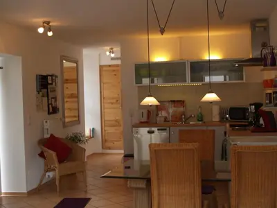 Küche/Küchenzeile in der Unterkunft Ferienwohnung Berweiler
