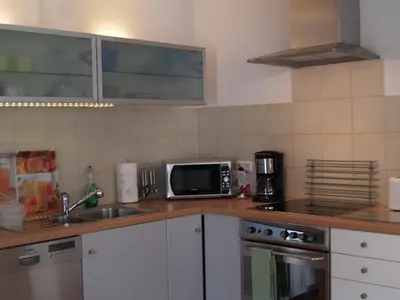 Küche/Küchenzeile in der Unterkunft Ferienwohnung Berweiler