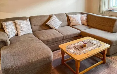 Ein Sitzbereich in der Unterkunft Ferienhaus 3 In Thalfang