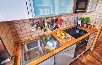 Küche/Küchenzeile in der Unterkunft Ferienhaus 10 In Thalfang